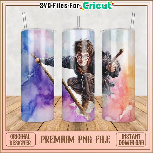 Harry Potter Tumbler Design PNG File for Instant Download