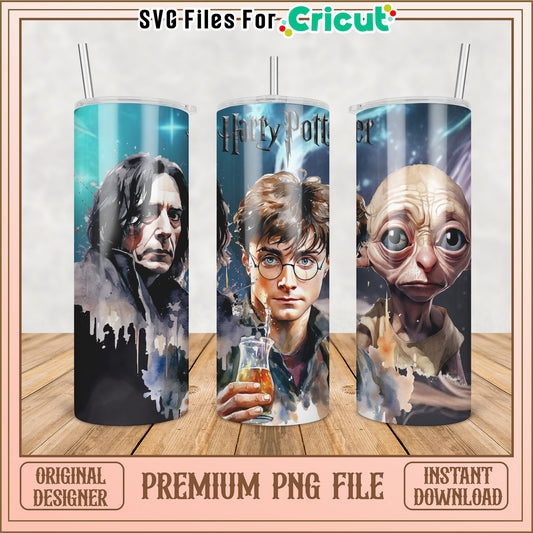 Harry Potter Tumbler PNG Design Instant Download