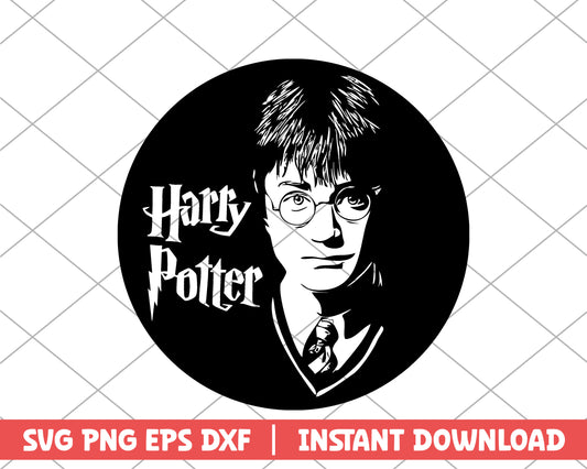 Harry Potter character cartoon svg