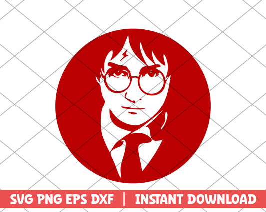 Harry Potter head cartoon svg