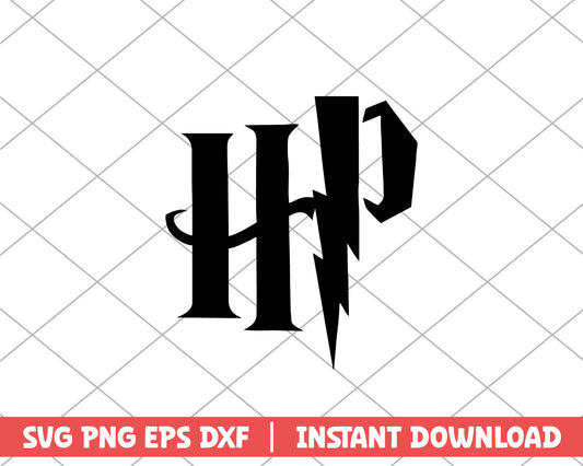 Harry Potter lightning cartoon svg