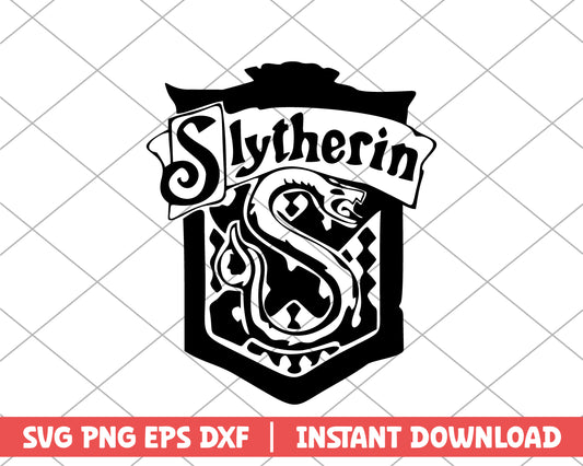 Harry Potter slytherin cartoon svg 