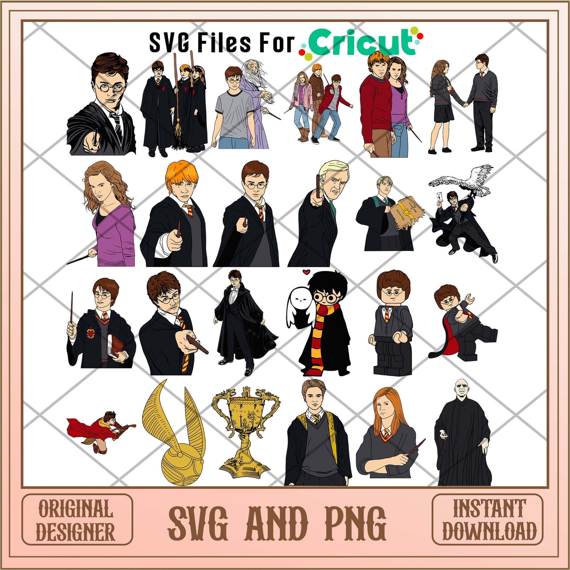 Harry Potter friends svg bundle, Harry Potter characters svg - Svgfileforcricut