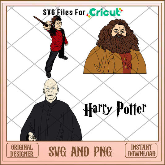 Harry Potter guide svg bundle, Harry Potter characters svg - Svgfileforcricut