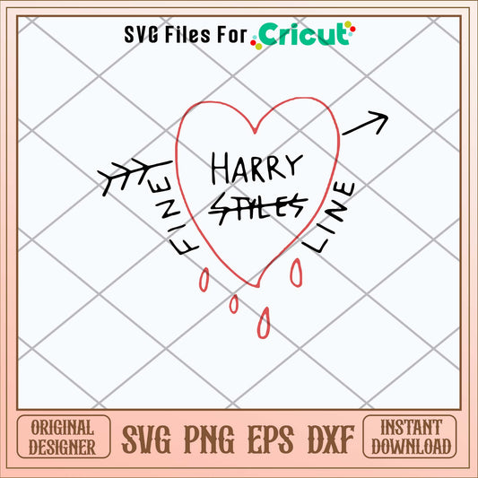 Harry Style Fine Line Svg