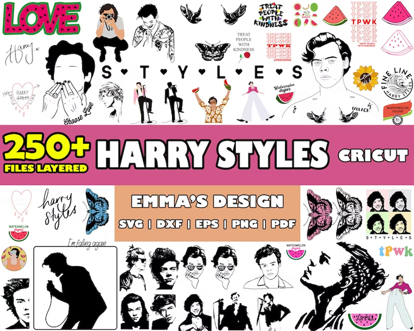 Harry styles cricut SVG Bundle