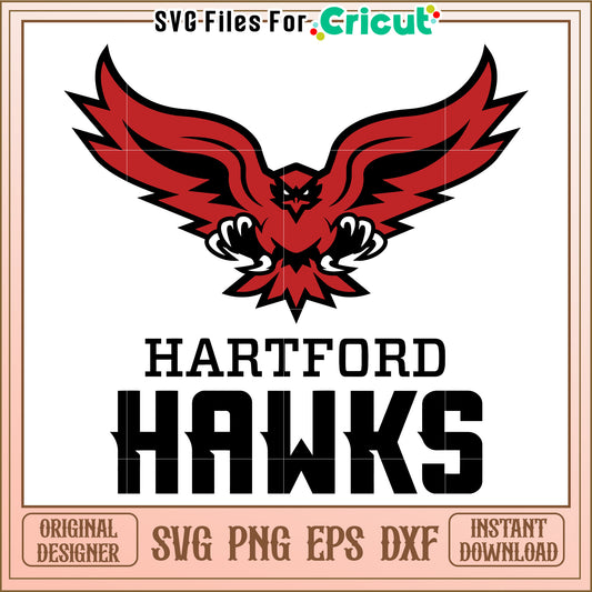 Hartford Hawks SVG Design for Cricut, Instant Download Files Available