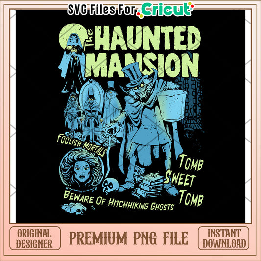 Haunted mansion beware png, halloween characters png, halloween season png