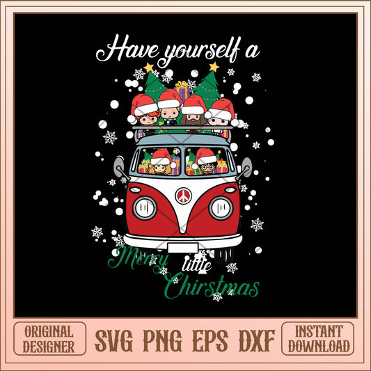 Have yourself a merry little christmas svg, Harry Potter Christmas svg bundle