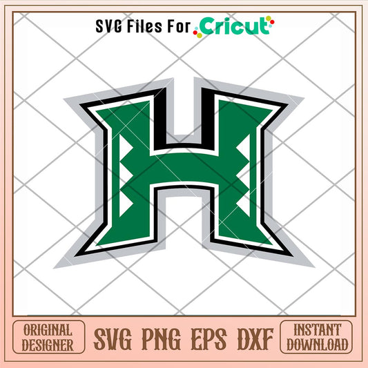 Hawaii Warriors Logo Svg, Hawaii Warriors Svg, NCAA Svg