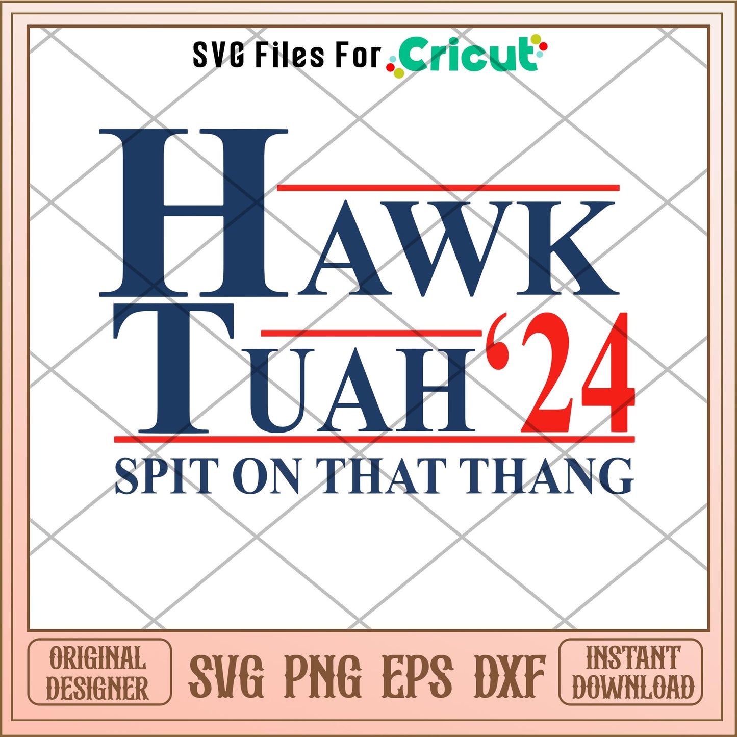 Spit on that thang hawk tuah svg