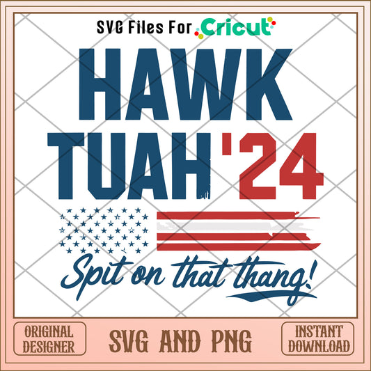 Hawk tuah '24 definition SVG