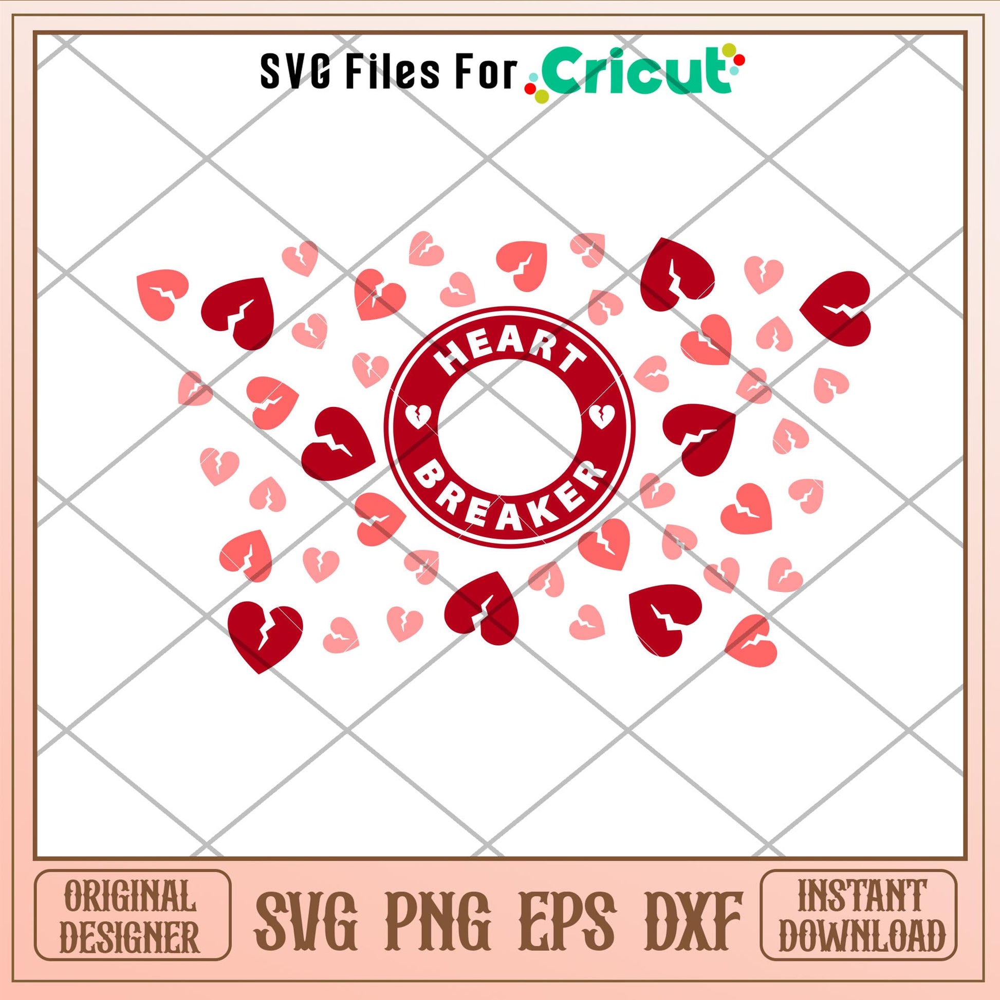 Heart Breaker Full Wrap, Heart Breaker Full Wrap Svg