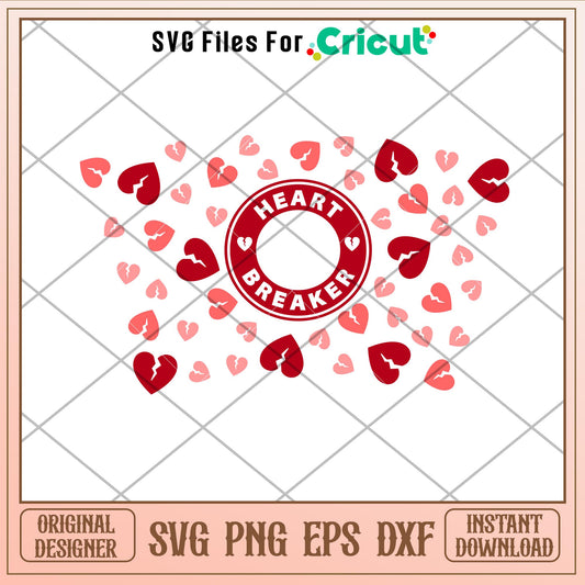 Heart Breaker Full Wrap, Heart Breaker Full Wrap Svg