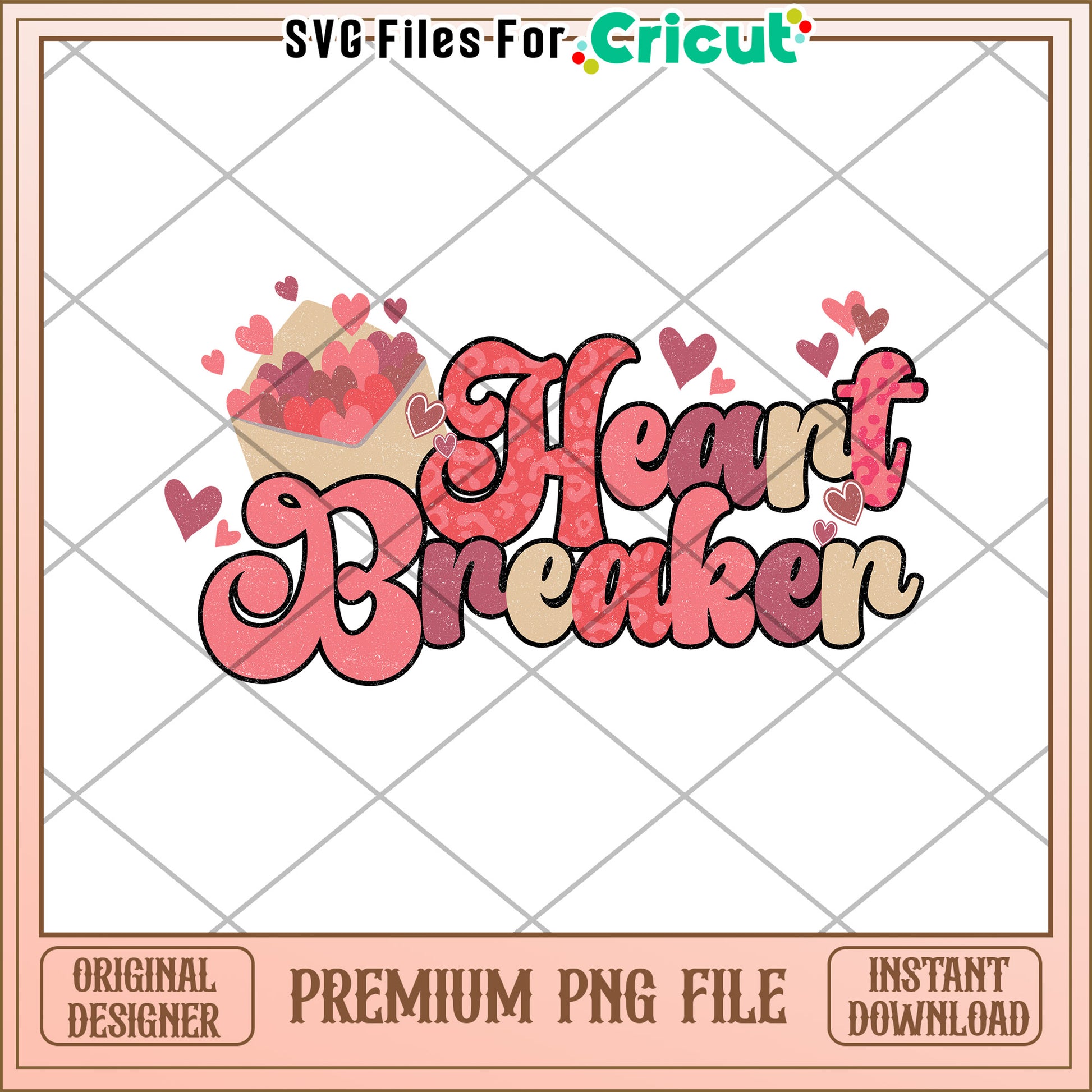 Heartbreaker PNG Valentines Design