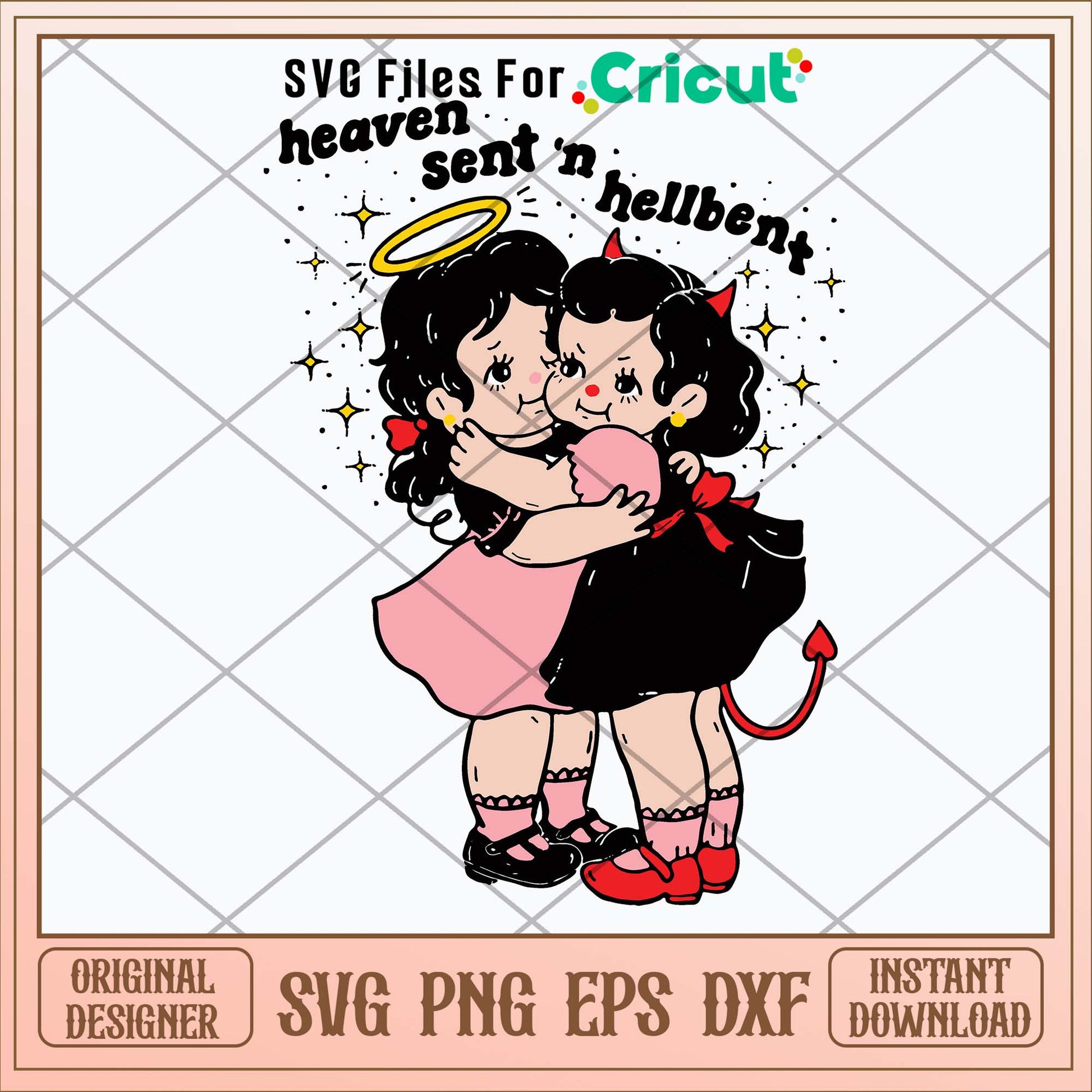 Heavensent and Hellbent Svg