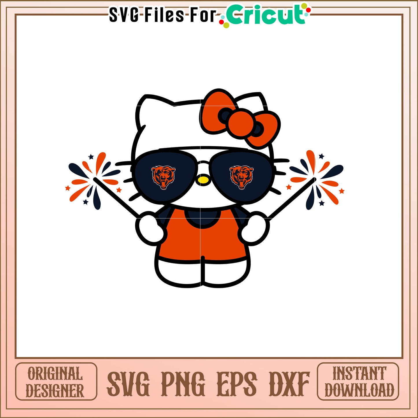 Hello Kitty Bears SVG Design