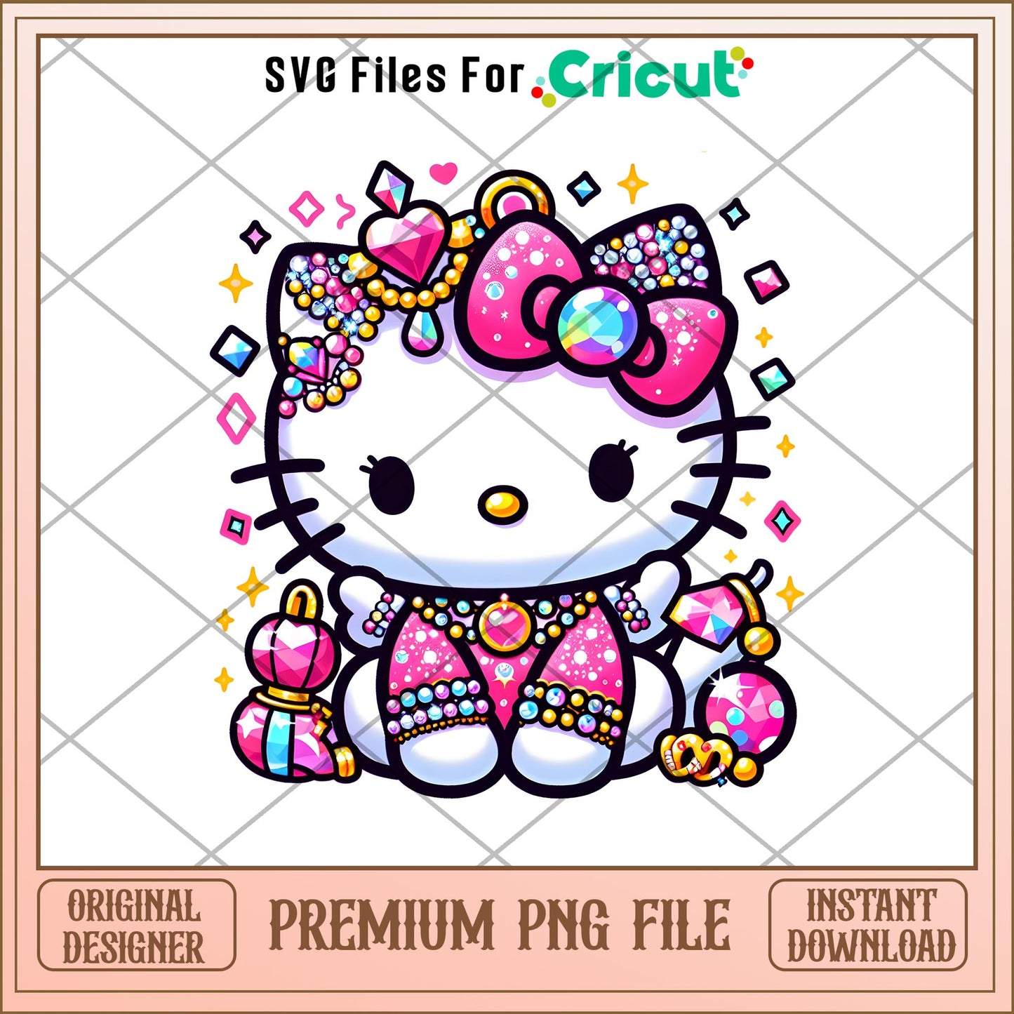 Hello Kitty Blink Accessory Png, Hello Kitty png, digital download