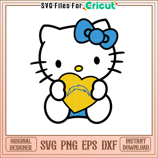 Hello Kitty Chargers SVG Design