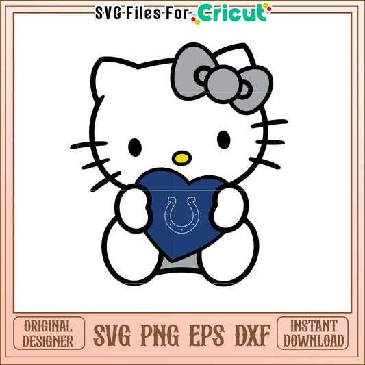 Hello Kitty Colts SVG Design