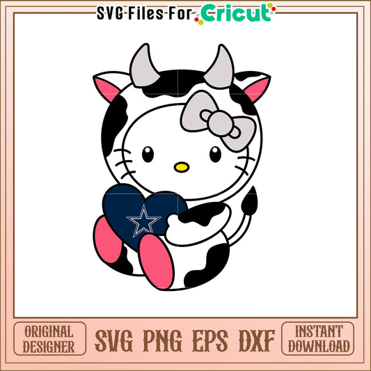 Hello Kitty Cowgirl SVG Design