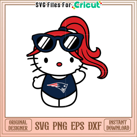 Hello Kitty Football SVG Design for Fans