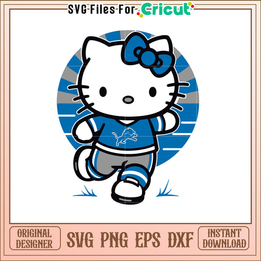 Hello Kitty Football SVG Design for Fans and Kids