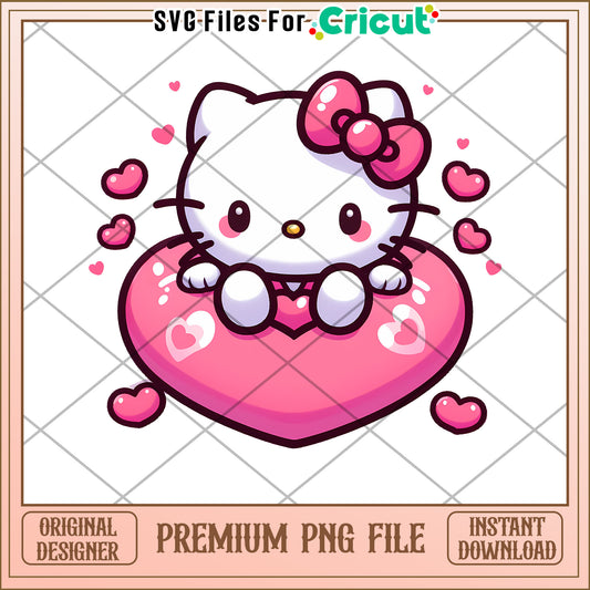 Hello Kitty Heart PNG Download
