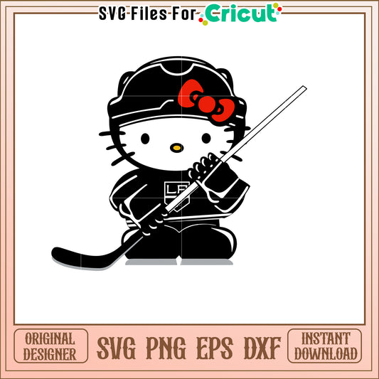 Hello Kitty Hockey SVG