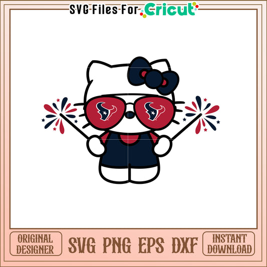 Hello Kitty Houston Astros SVG Design