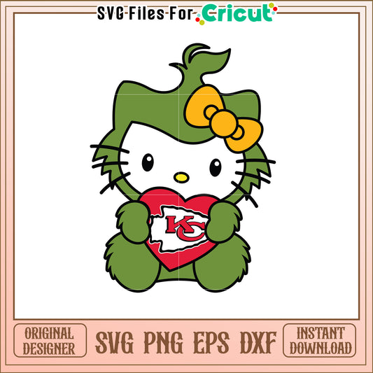 Hello Kitty Inspired Kansas City SVG Design Art