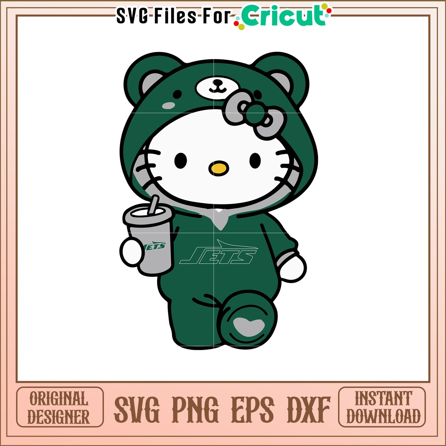Hello Kitty Jets SVG Design