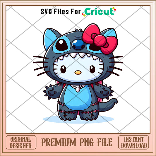 Hello Kitty  Lilo And Stitch grey design  png, Disney characters png, Digital Download