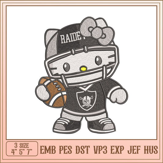 Hello Kitty Raiders Embroidery Design