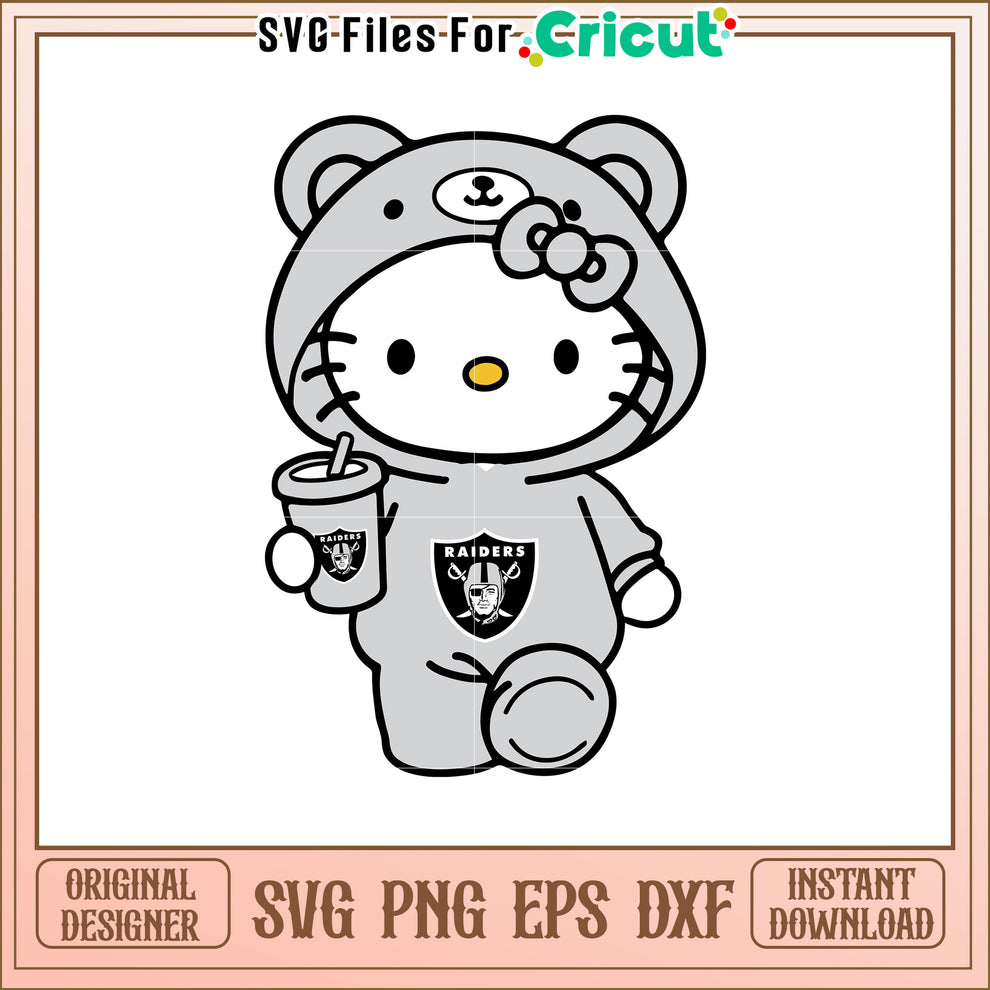 Hello Kitty Raiders SVG Design – svg files for cricut