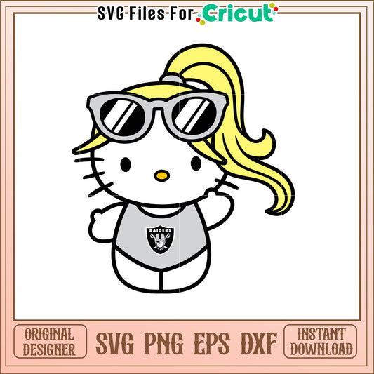 Hello Kitty Raiders SVG Design for Fans and Crafters