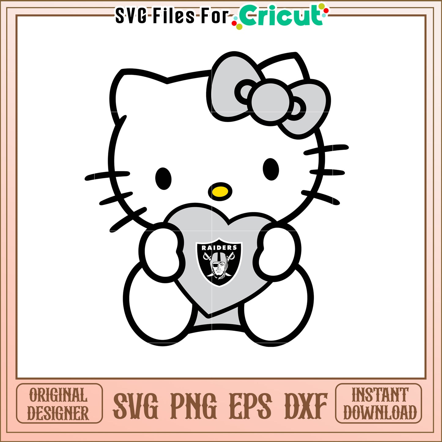 Hello Kitty Raiders SVG Design for Fans and Crafts
