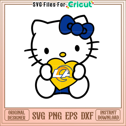 Hello Kitty Rams SVG Design