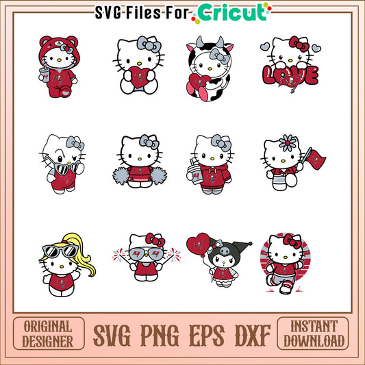 Hello Kitty SVG Bundle Buccaneers Designs