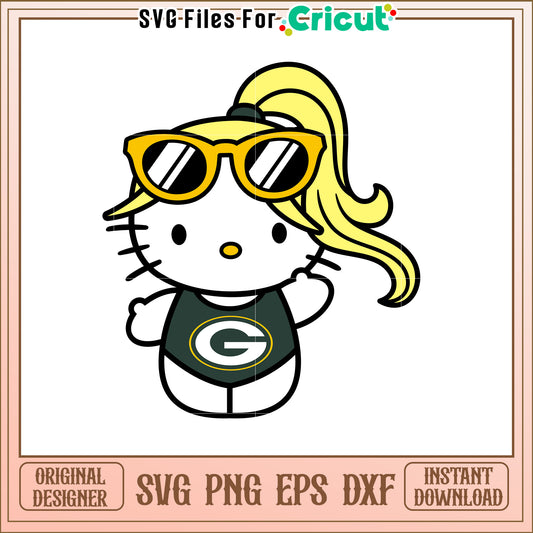 Hello Kitty SVG Design Cheerful Summer Vibes