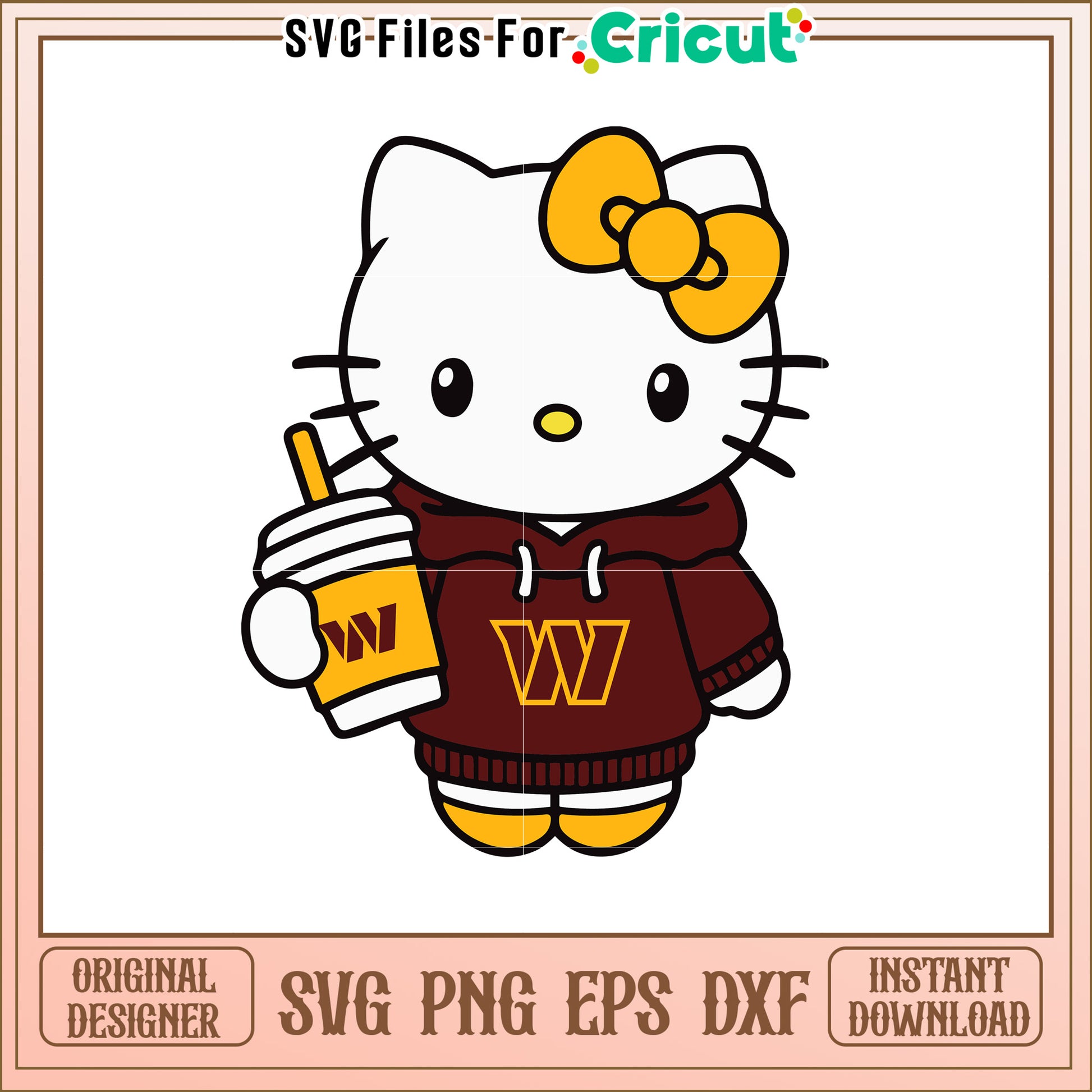 Hello Kitty SVG Hoodie Design
