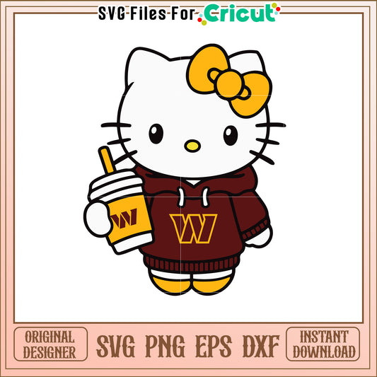 Hello Kitty SVG Hoodie Design