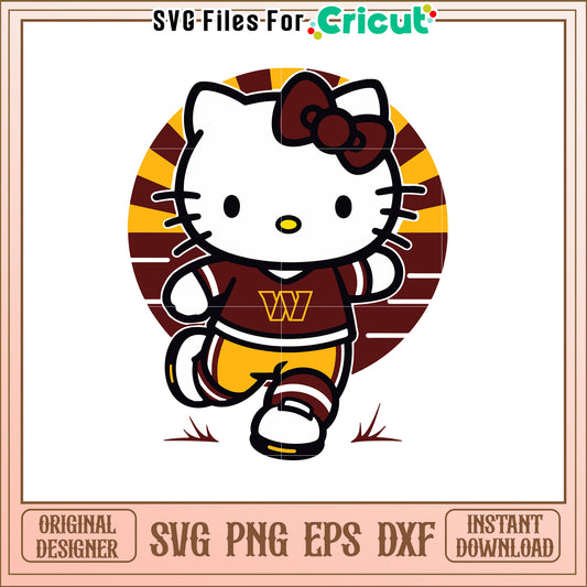 Hello Kitty SVG Sports Design