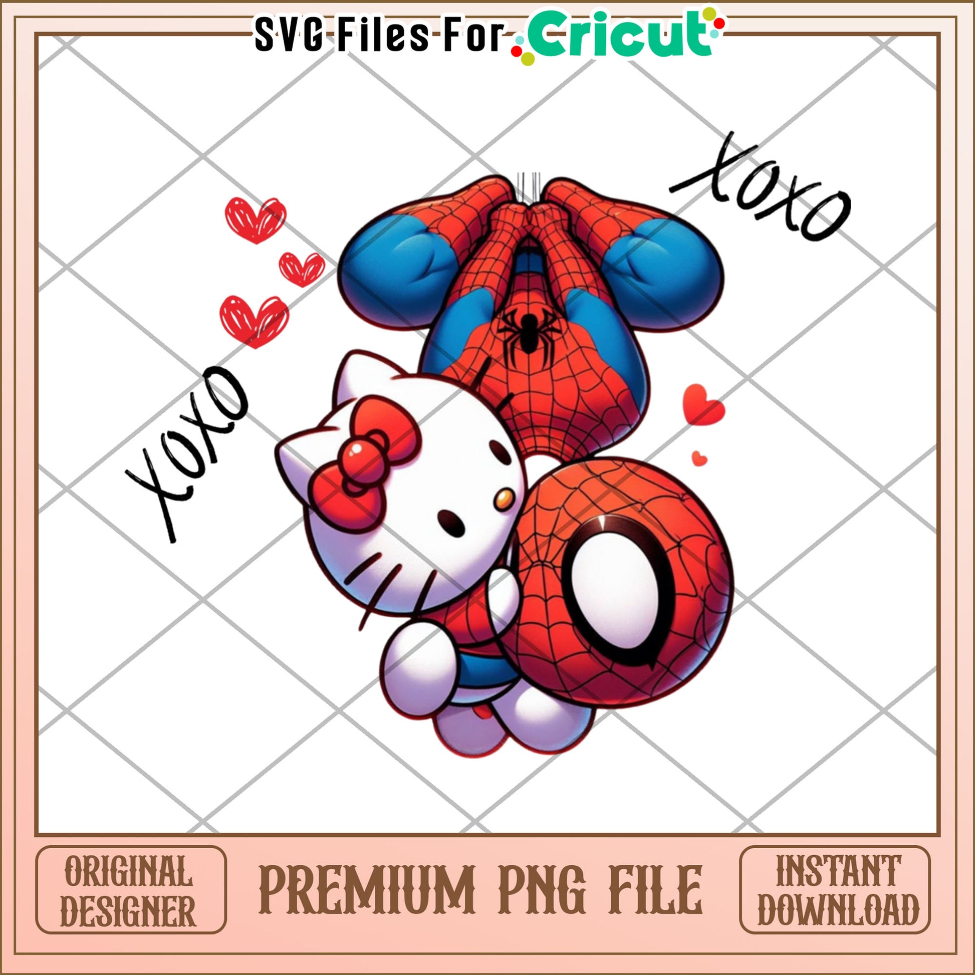 Hello Kitty Spider-Man PNG