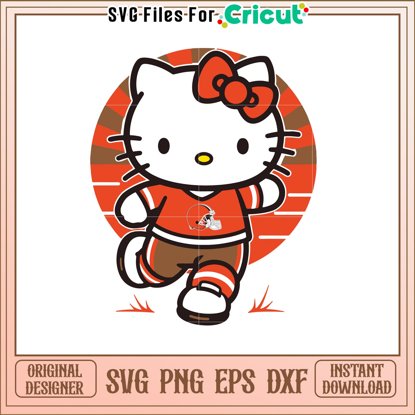 Hello Kitty Sports SVG Design for Fans and Crafters