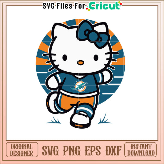 Hello Kitty Sports SVG Design for Fans and Crafts
