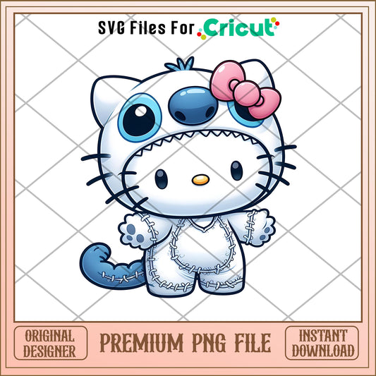 Hello Kitty Stitch vulpix  png, Disney characters png, Digital Download