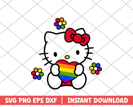 Hello Kitty kaikai kiki cartoon svg