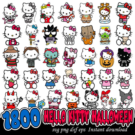 Hello Kitty Bundle SVG Files, Japan Hello Kitty bundle