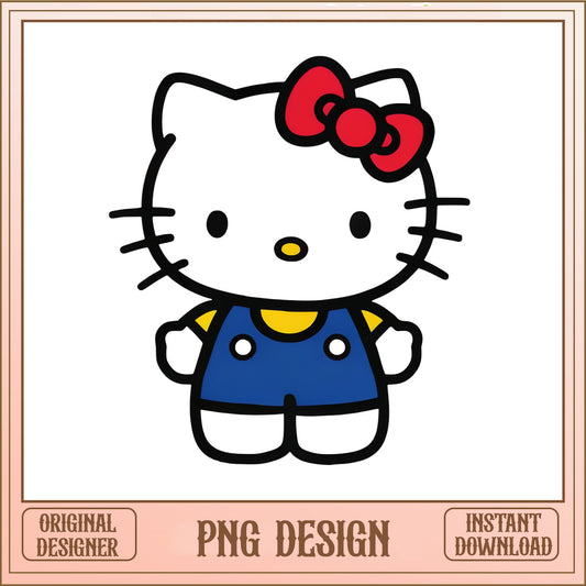 Hello Kitty Classic PNG, Sanrio Kawaii Clipart, Cute Cat PNG